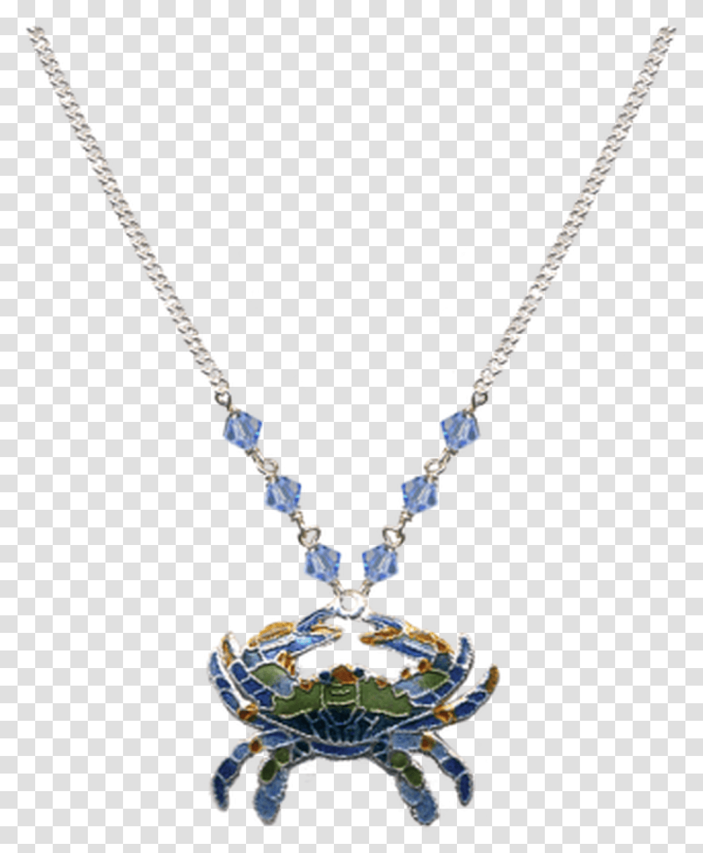 Blue Crab Small Necklace Pendant, Jewelry, Accessories, Accessory, Ornament Transparent Png