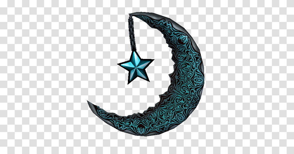 Blue Crescent Moon, Star Symbol, Rug, Pattern Transparent Png