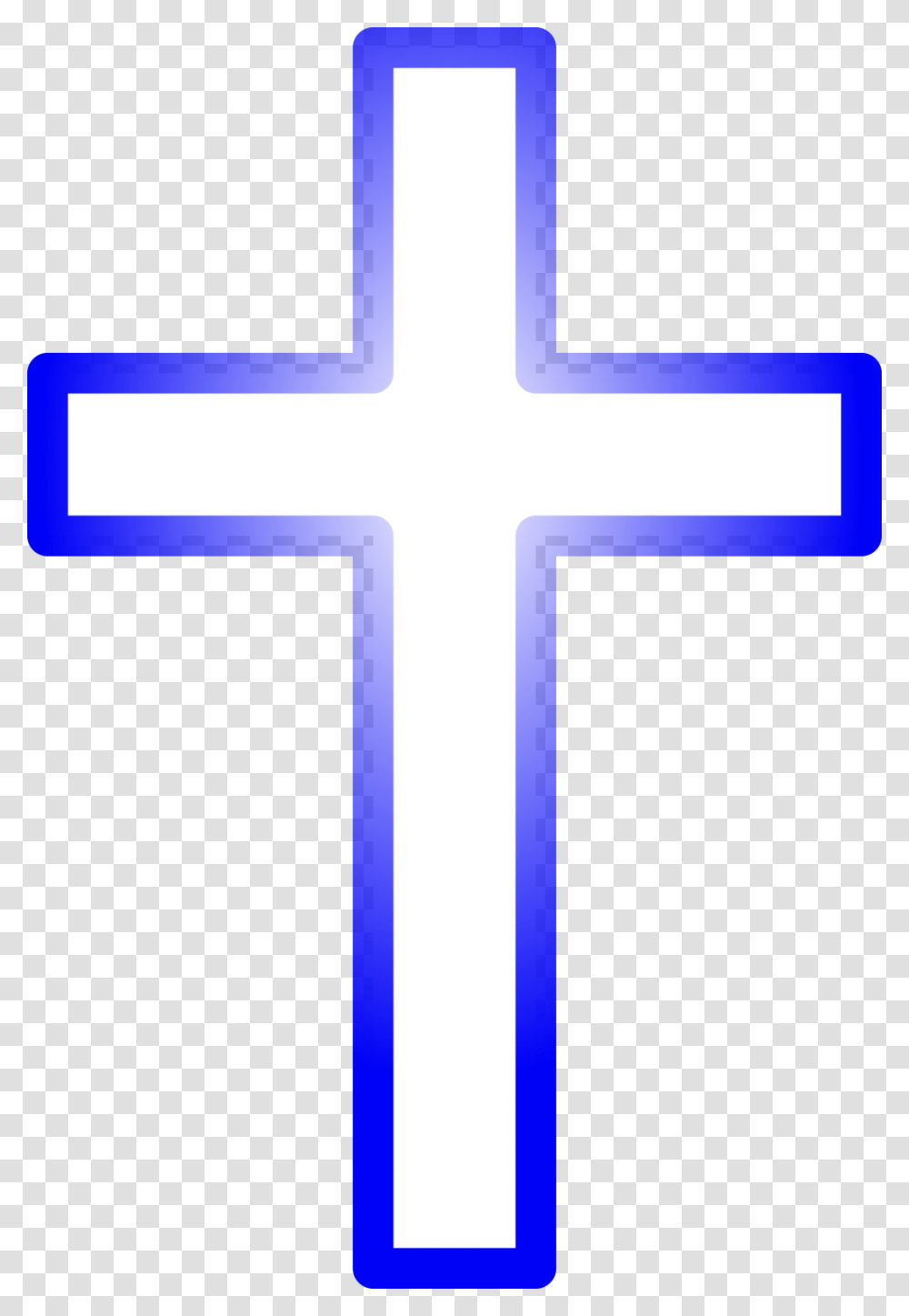 Blue Cross Outline, Crucifix, Interior Design, Indoors Transparent Png