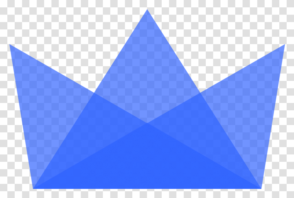 Blue Crown, Triangle Transparent Png