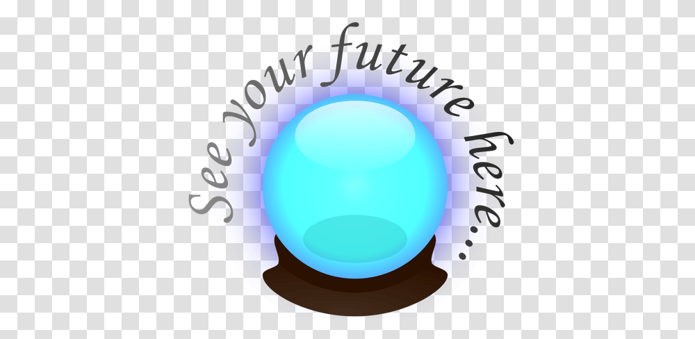 Blue Crystal Ball, Sphere, Lighting Transparent Png