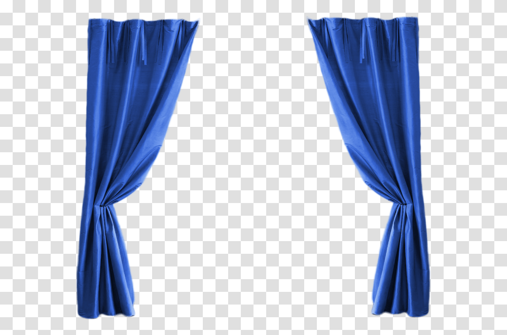 Blue Curtains Portable Network Graphics, Shower Curtain, Stage Transparent Png