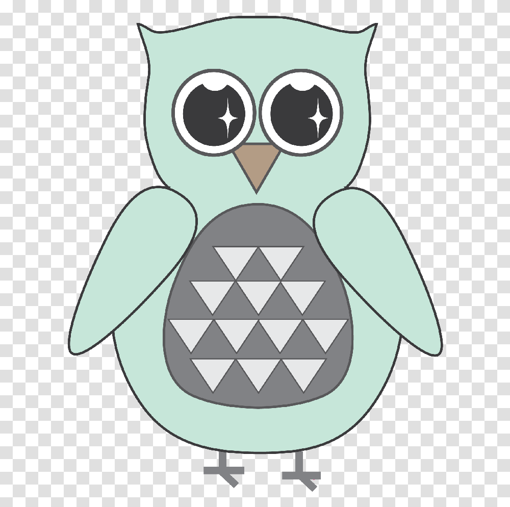 Blue Cute Owl Drawing Clip Art, Animal, Mammal, Rabbit, Rodent Transparent Png