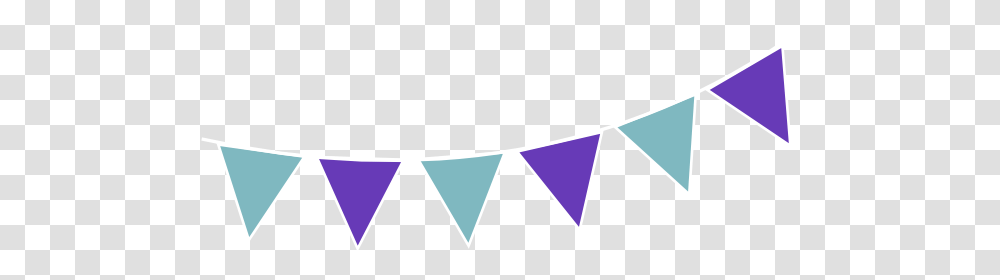 Blue Deep Purple Bunting Clip Art For Web, Triangle, Texture Transparent Png