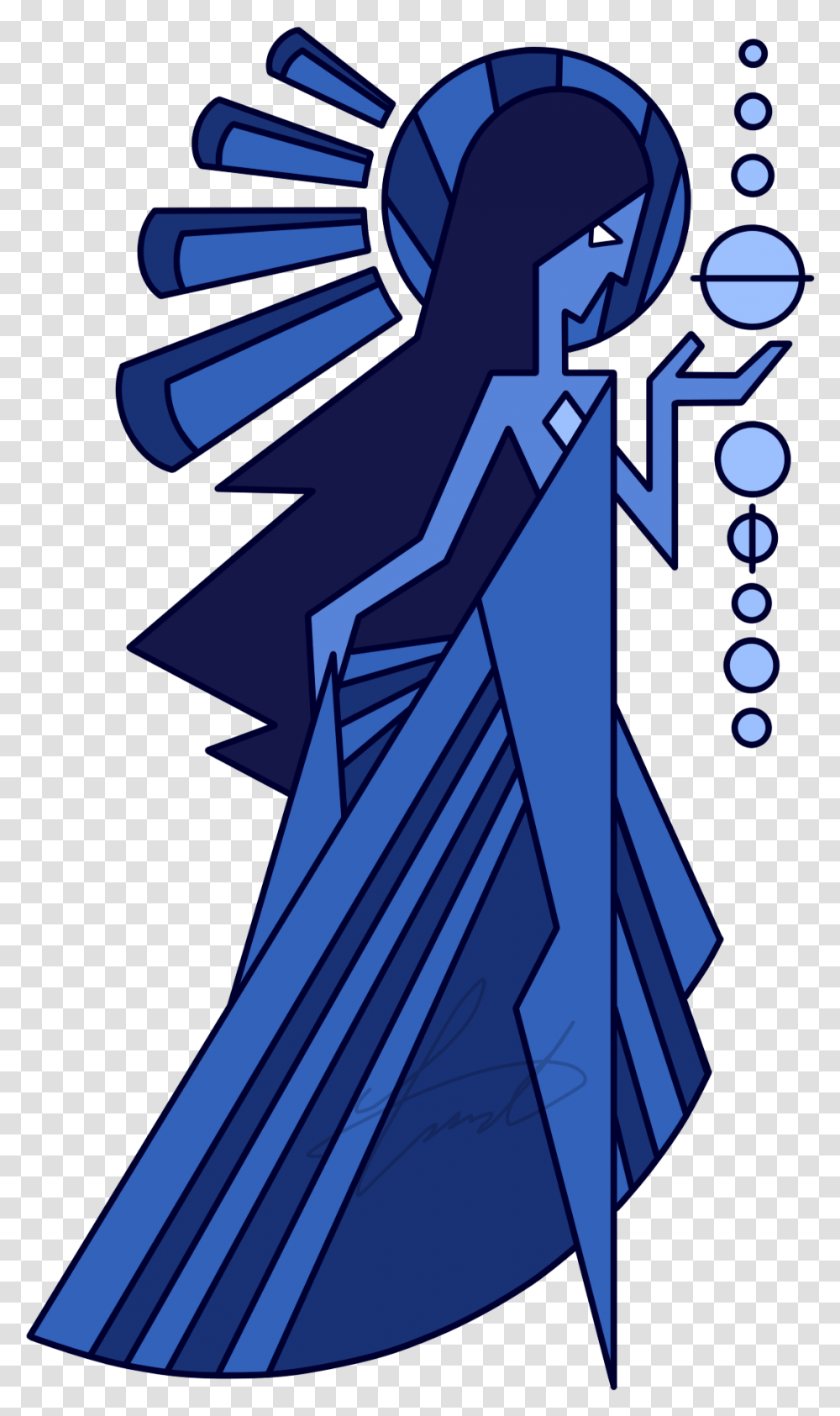 Blue Diamond, Cross, Statue Transparent Png