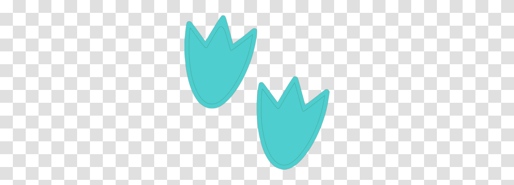 Blue Dino Feet Clip Art, Plectrum, Plant, Arrowhead, Mouth Transparent Png