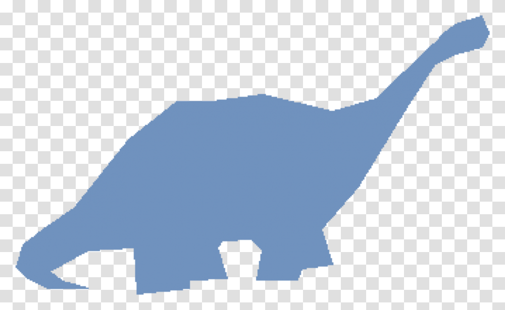 Blue Dinosaur Shape Vector Clipart Image, Animal, Mammal, Bird, Silhouette Transparent Png