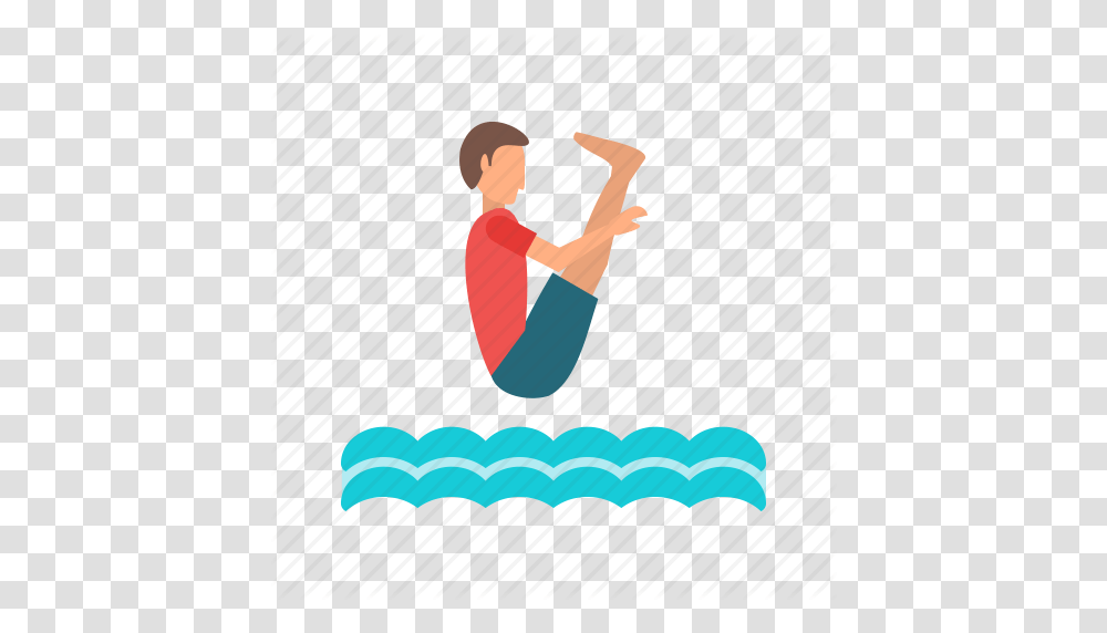 Blue Diving Olympic People Pool Race Swimming Icon, Person, Working Out, Sport, Fitness Transparent Png
