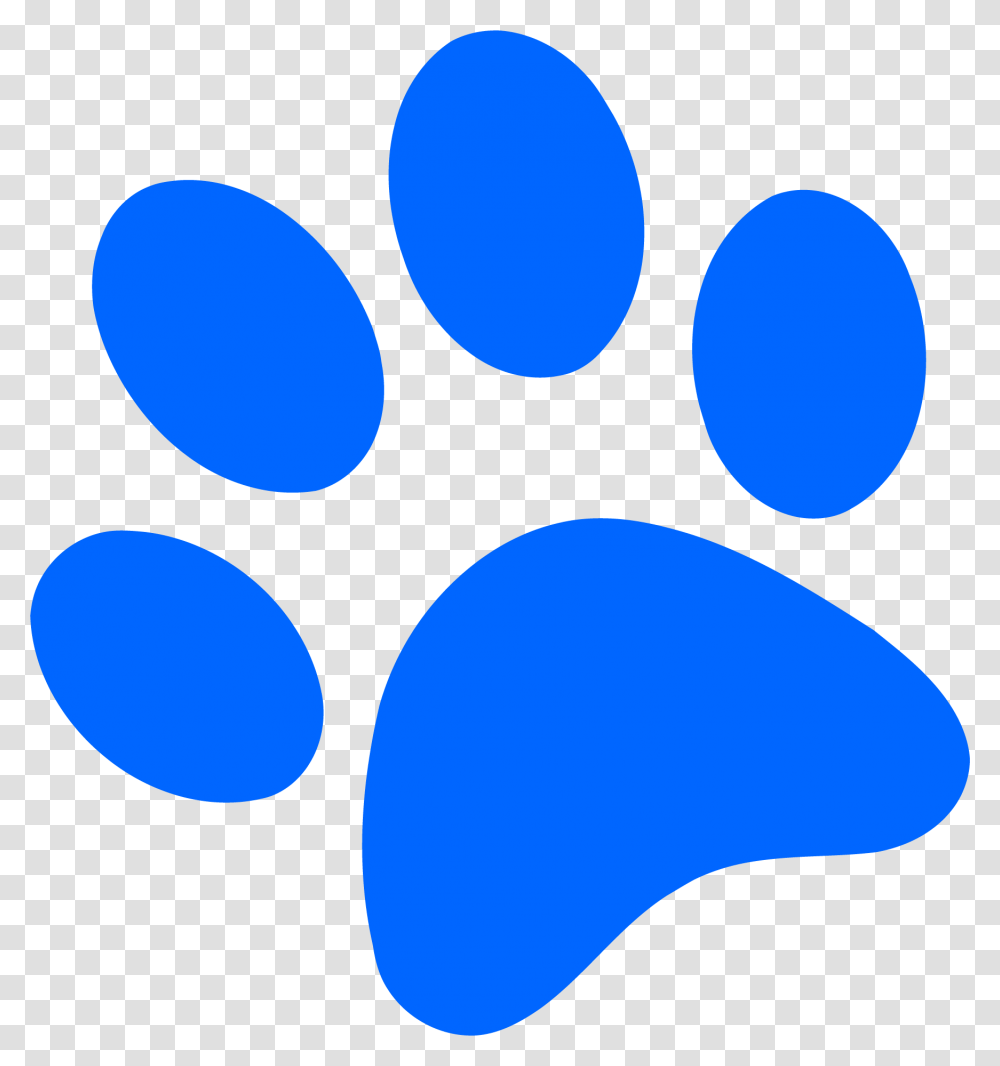 Blue Dog Paw Print, Footprint Transparent Png