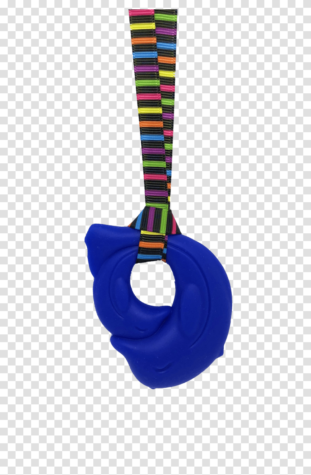 Blue Dolphin Striped Lanyard, Hook Transparent Png