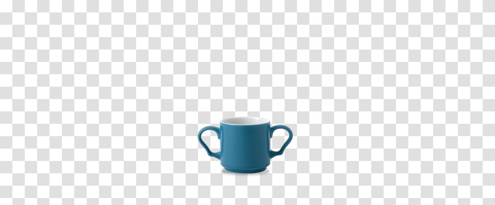 Blue Double Handled Stacking Mug Churchill China, Coffee Cup Transparent Png