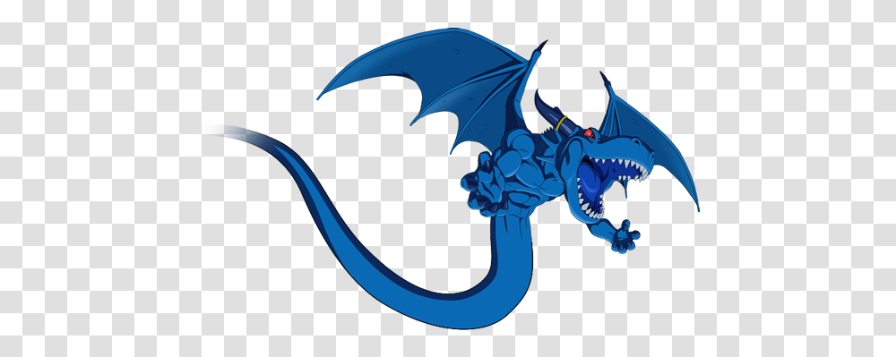 Blue Dragon 1 Image Blue Cartoon Dragon Transparent Png