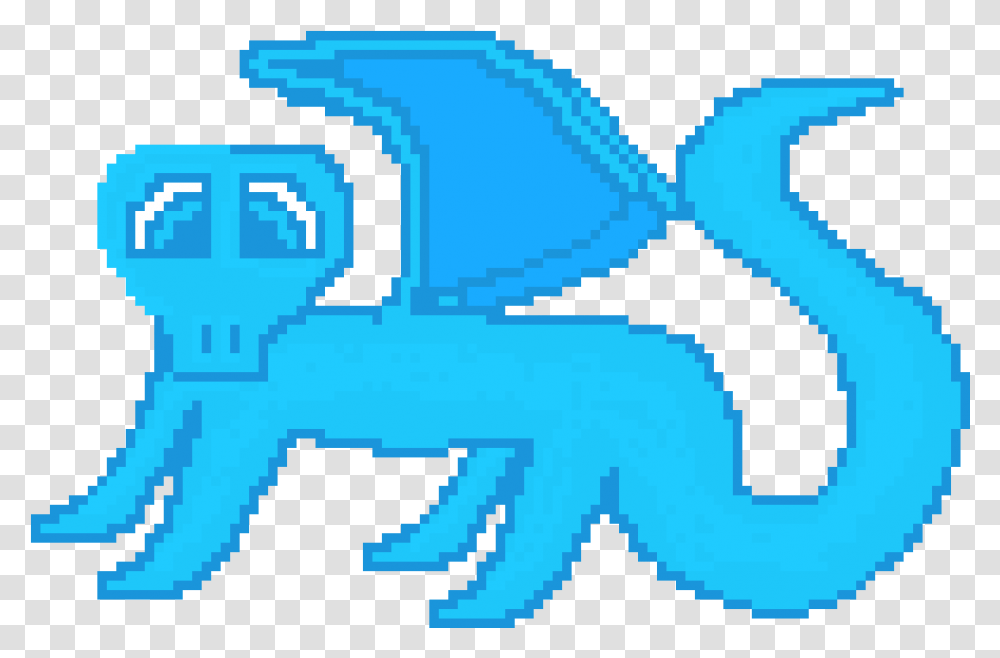 Blue Dragon Cartoon, Cross, Symbol, Animal, Graphics Transparent Png
