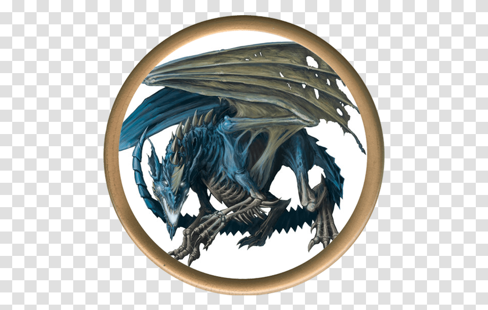 Blue Dragon Dampd Blue Dracolich, Bird, Animal, Painting Transparent Png