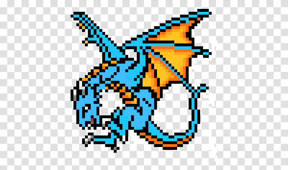 Blue Dragon Drago Pixel Art Minecraft, Rug, Text, Pac Man, Graphics Transparent Png