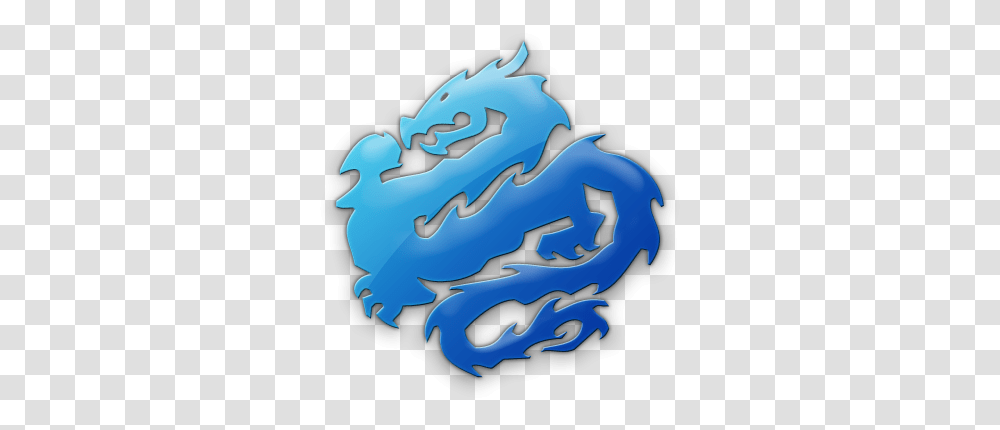 Blue Dragon Hd & Free Hdpng Chinese Blue Dragon Logo, Nature, Outdoors, Birthday Cake, Sea Transparent Png