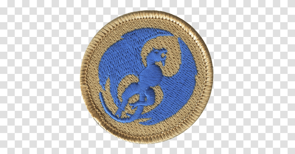 Blue Dragon Patrol Patch Emblem, Logo, Symbol, Trademark, Rug Transparent Png