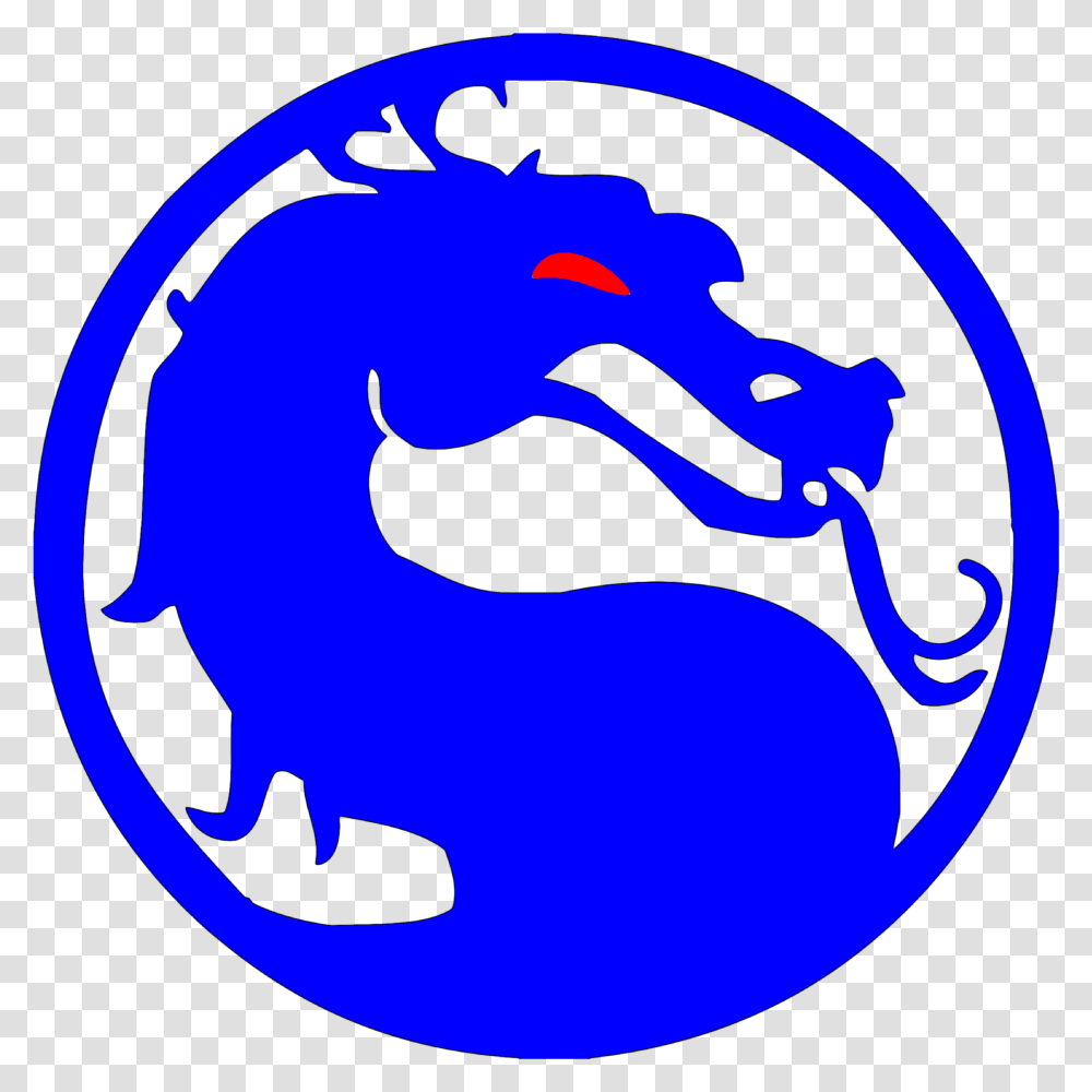 Blue Dragon Restaurant Mortal Kombat Logo Simple, Label, Alphabet Transparent Png