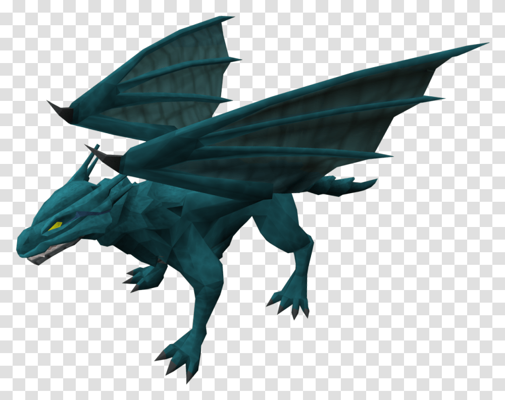Blue Dragon Runescape Dragon, Bird, Animal Transparent Png