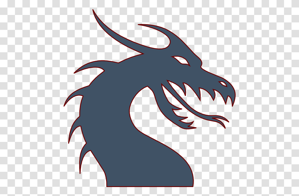 Blue Dragon Svg Clip Arts Dragon Black And White, Antler Transparent Png