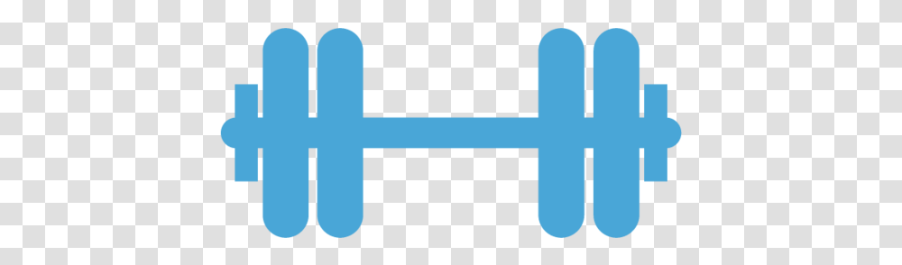 Blue Dumbbell Icon, Cross, Alphabet Transparent Png