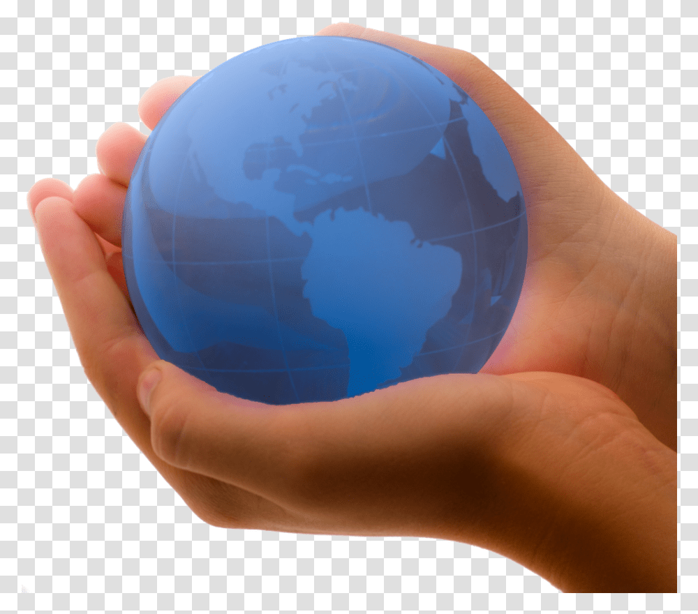 Blue Earth In Child's Hands, Person, Human, Helmet Transparent Png