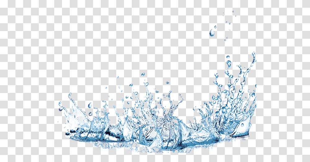 Blue Effect Element Water Splash Water Splash Effect, Outdoors, Ice, Nature, Droplet Transparent Png
