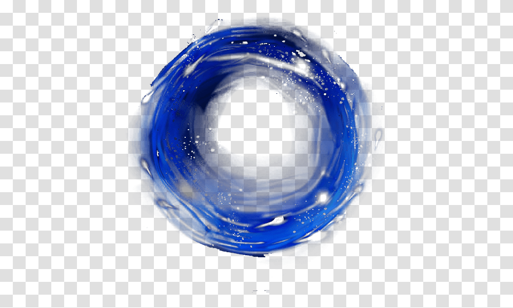 Blue Effects Eye Circle Sticker By Ash Circle, Helmet, Clothing, Apparel, Hole Transparent Png