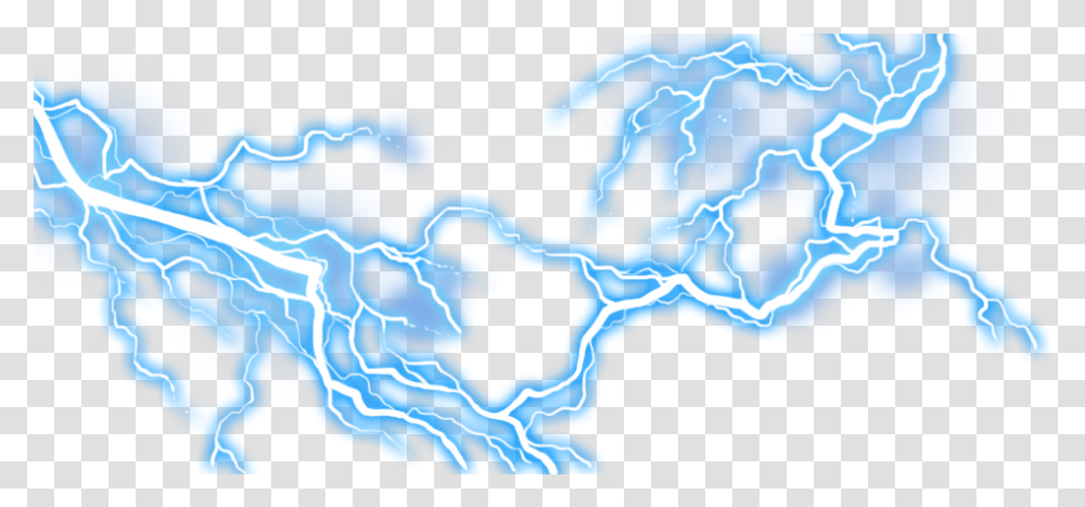 Blue Electricity 2 Image Lightning Background, Nature, Plot, Outdoors, Painting Transparent Png