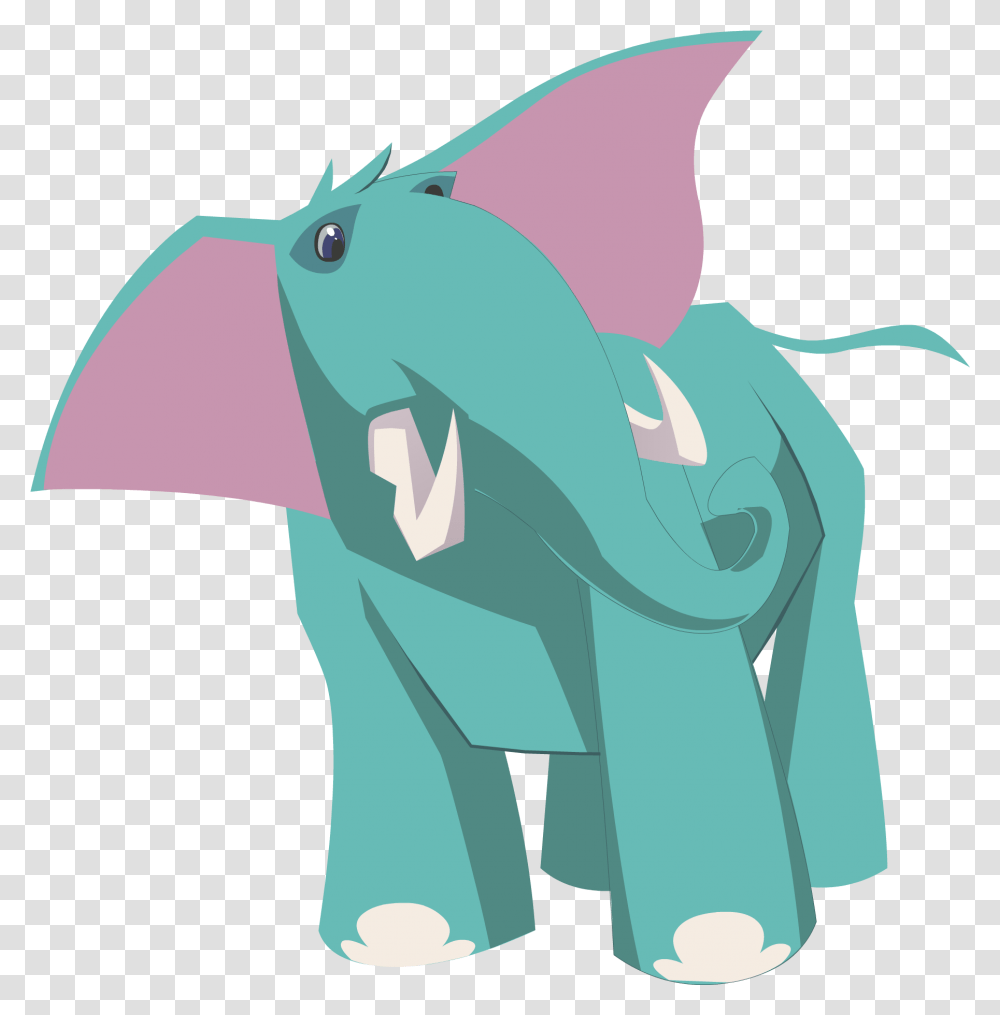 Blue Elephant Animal Jam Elephant Full Size Download Fictional Character, Wildlife, Mammal, Figurine, Art Transparent Png