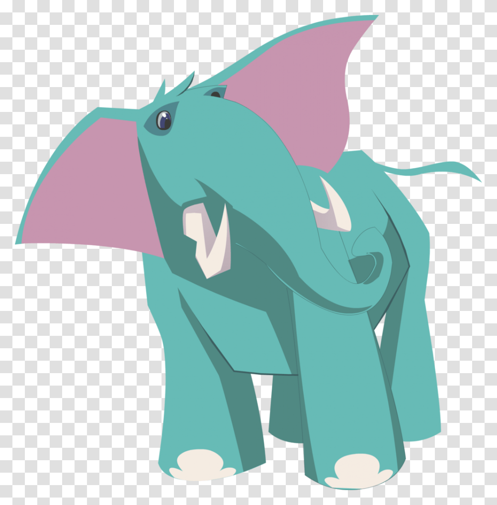 Blue Elephant, Animal, Mammal, Wildlife, Figurine Transparent Png