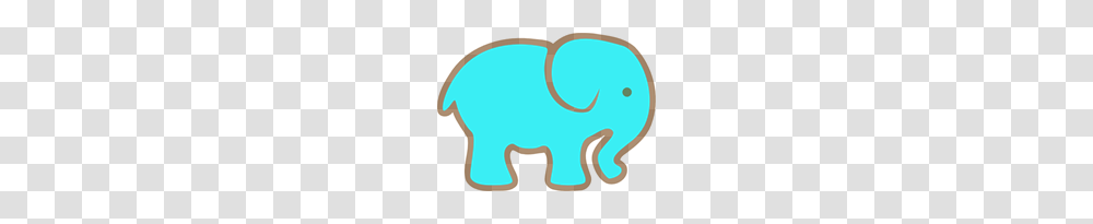 Blue Elephant Clip Art For Web, Mammal, Animal, Wildlife, Pig Transparent Png