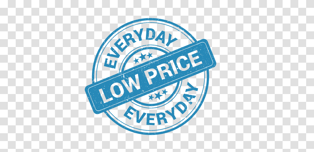 Blue Everyday Low Price Image Bicycle, Logo, Symbol, Trademark, Emblem Transparent Png
