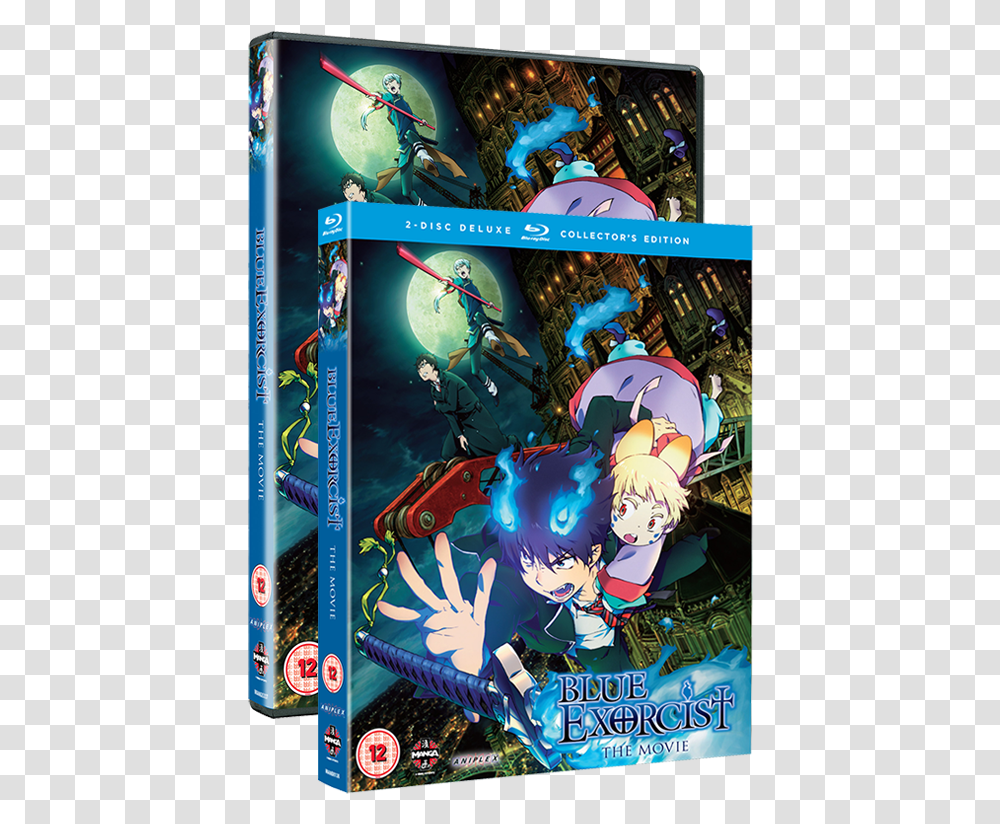 Blue Exorcist The Movie Blue Exorcist Movie Bluray, Person, Human, Poster, Advertisement Transparent Png