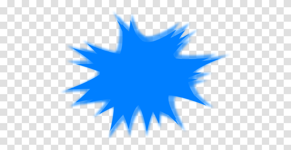 Blue Explosion, Leaf, Plant, Shark, Sea Life Transparent Png