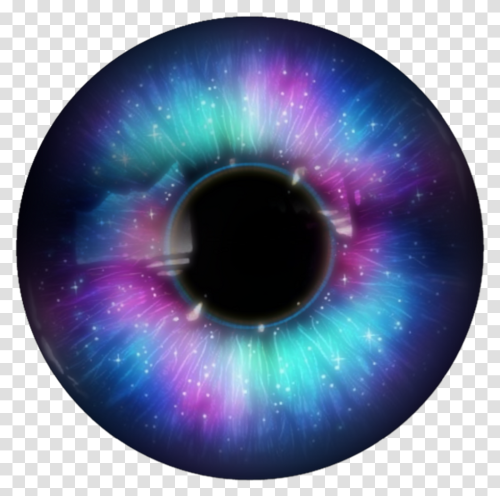 Blue Eye Lens, Sphere, Ornament, Pattern, Fractal Transparent Png