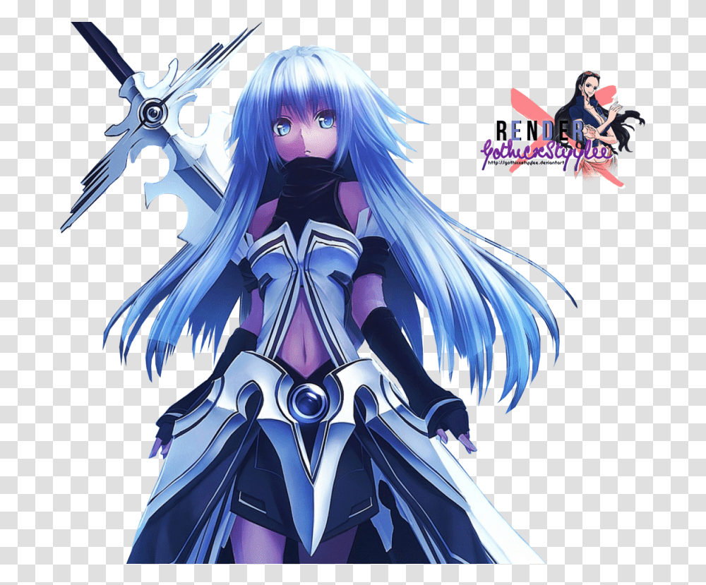 Blue Eyes Weapons Blue Hair Armor Twintails Simple Blue Hair Ninja Anime, Manga, Comics, Book, Person Transparent Png