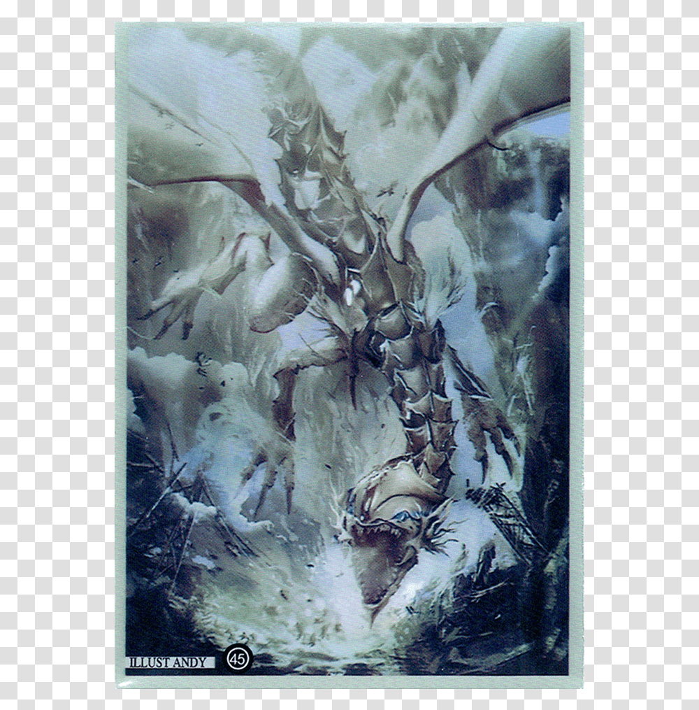 Blue Eyes White Dragon, Painting, Ice, Outdoors Transparent Png