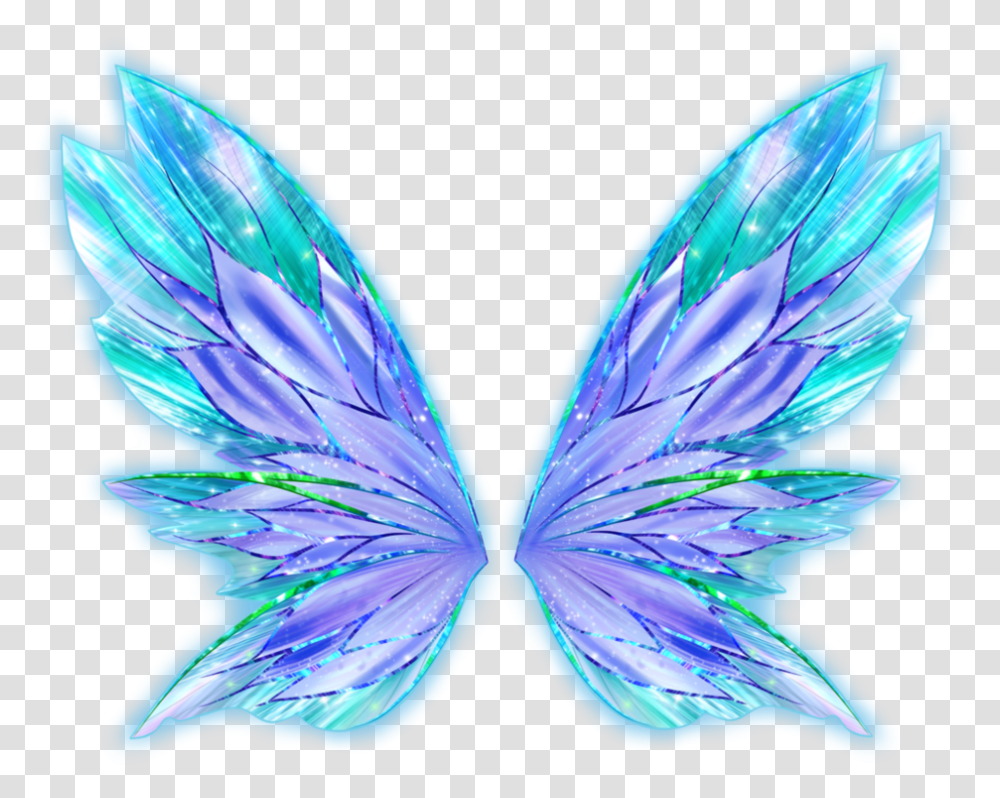 Blue Fairy Wings, Bird, Animal, Ornament, Crystal Transparent Png