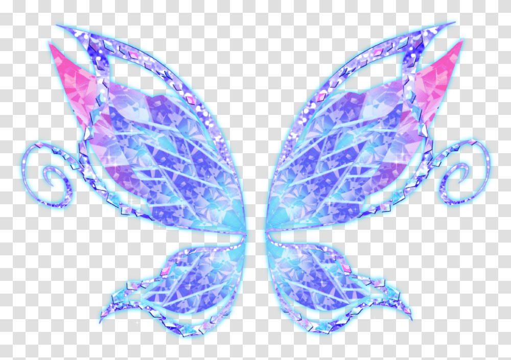 Blue Fairy Wings, Pattern, Diamond, Gemstone, Jewelry Transparent Png