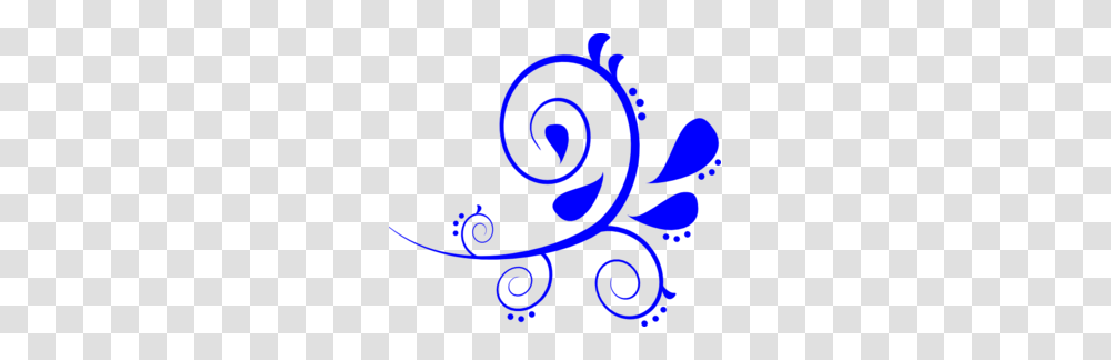 Blue Fancy Swirl Clip Art, Floral Design, Pattern, Poster Transparent Png