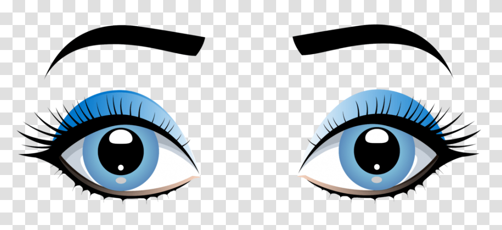 Blue Female Eyes With Eyebrows Clip Art Clipart, Pillow, Cushion, Outdoors Transparent Png