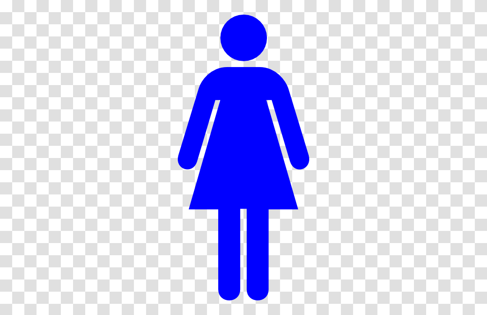 Blue Female Restroom Symbol Clip Art For Web, Apparel, Sleeve, Long Sleeve Transparent Png