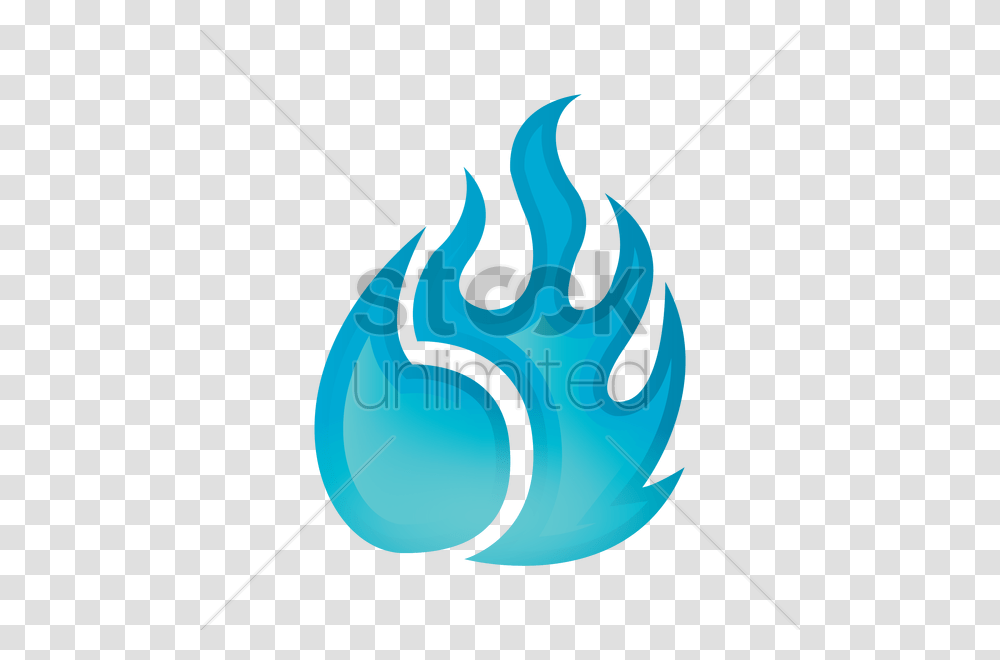 Blue Fire Flame Vector Image, Animal, Leisure Activities, Food, Ink Bottle Transparent Png