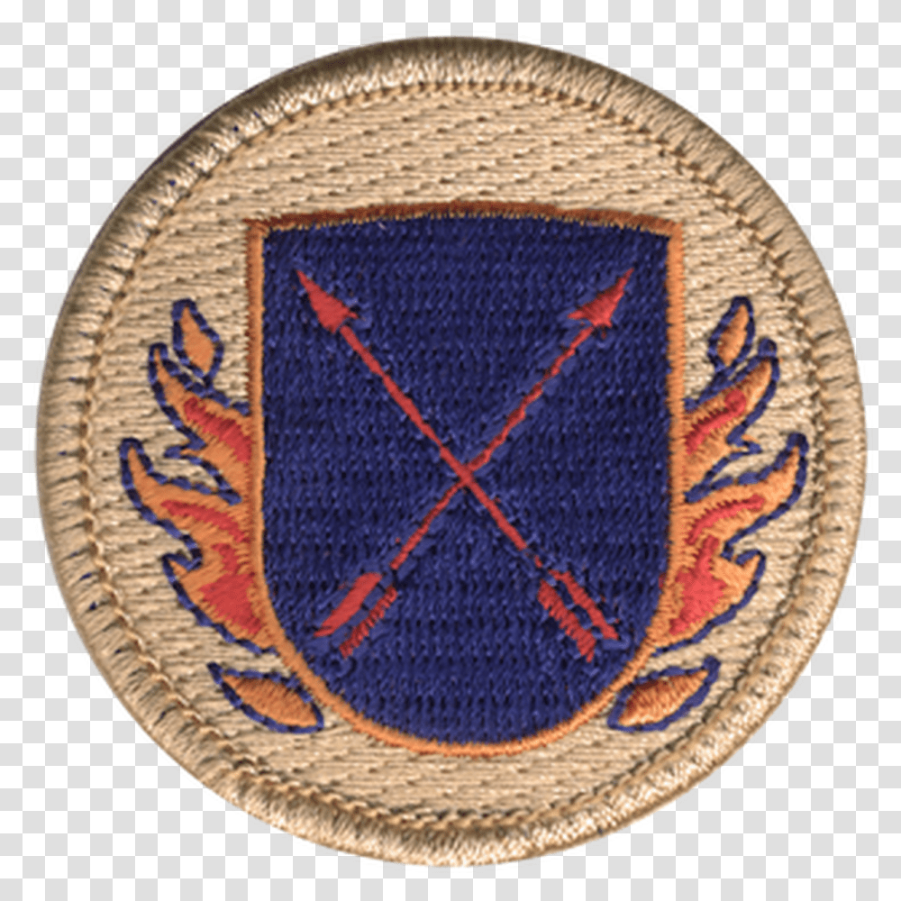 Blue Fire Shield Patrol Patch Solid, Rug, Logo, Symbol, Trademark Transparent Png