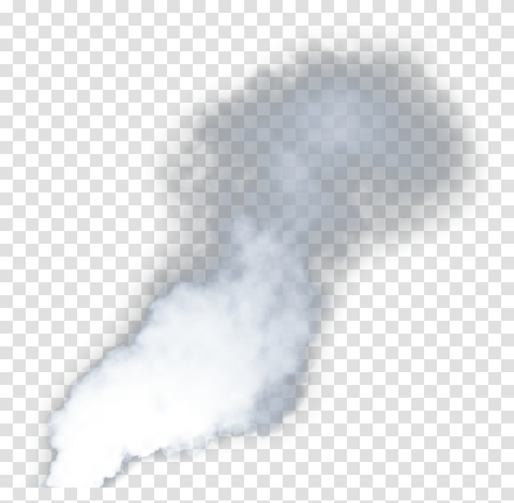 Blue Fire, Smoke, Moon, Outer Space, Night Transparent Png