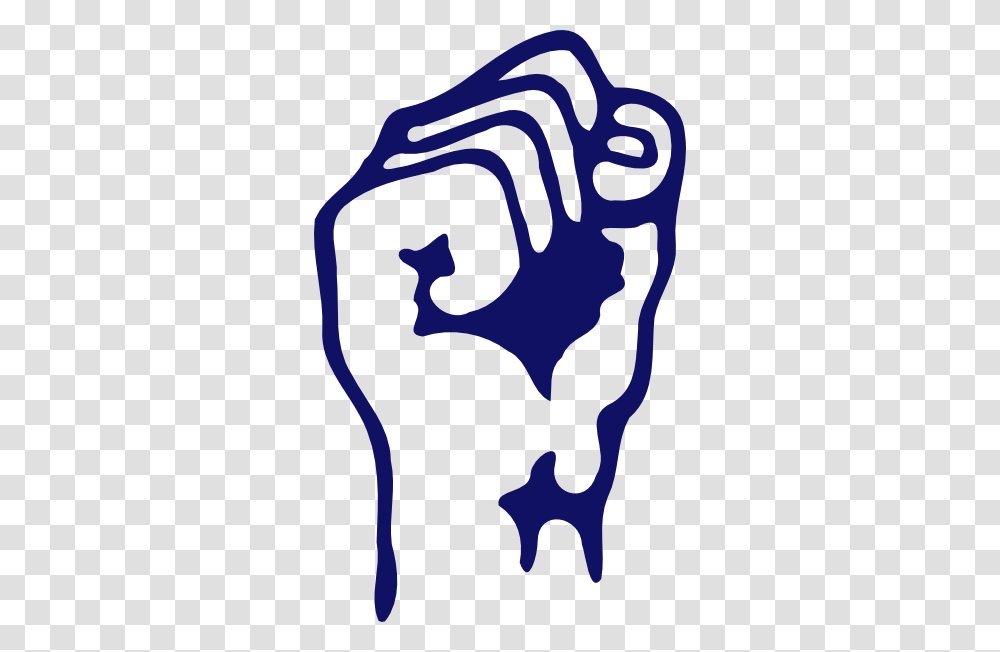 Blue Fist Clip Art, Hand Transparent Png