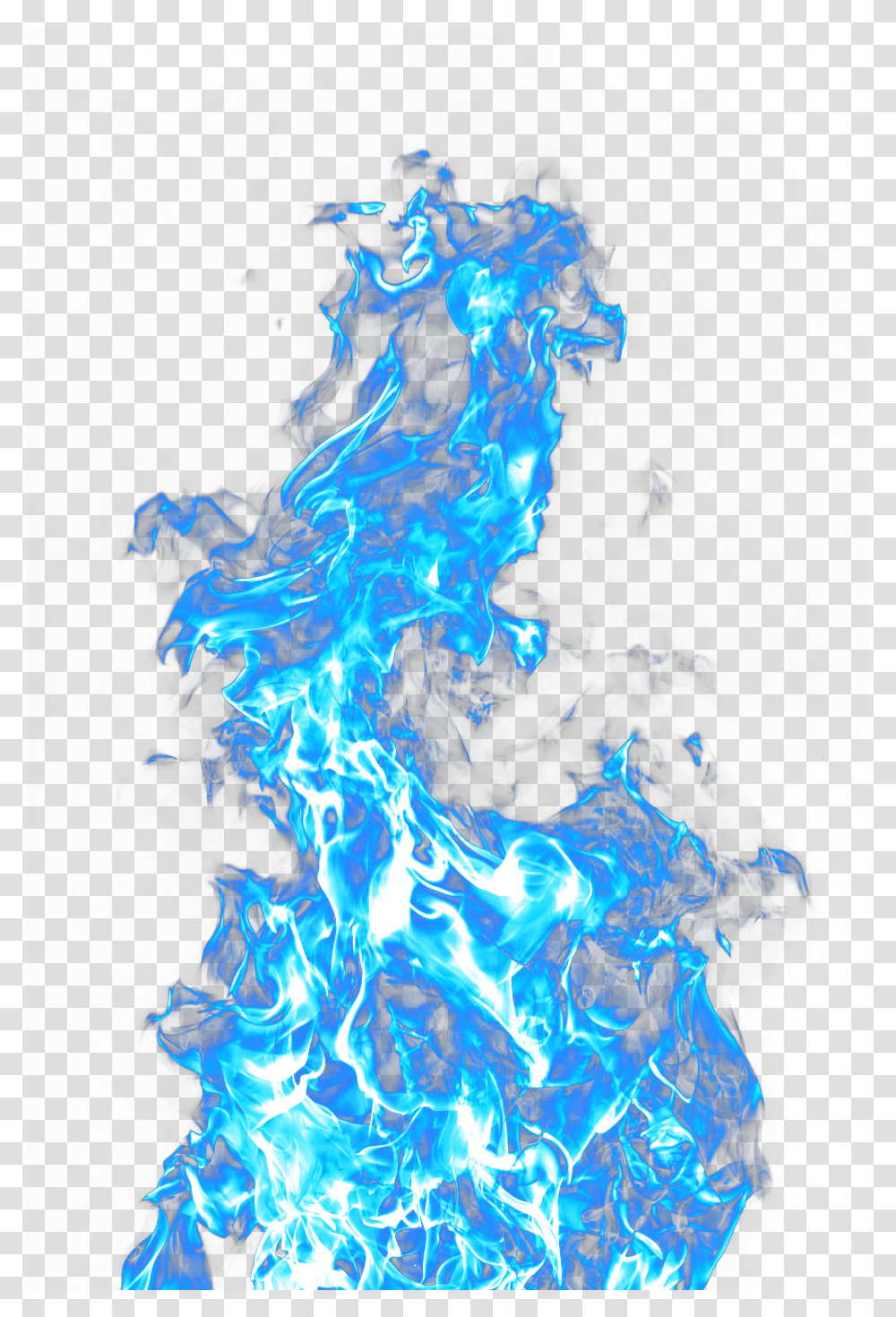 Blue Flame Blue Fire Effect Transparent Png