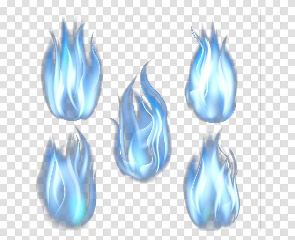 Blue Flame Fire Euclidean Vector Blue Fire Background Transparent Png