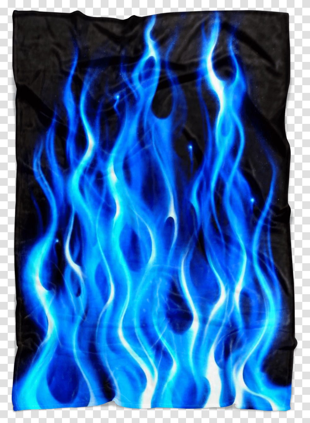 Blue Flame Fleece Blanket - Stonecrowe Trading Co Blue Flame Transparent Png